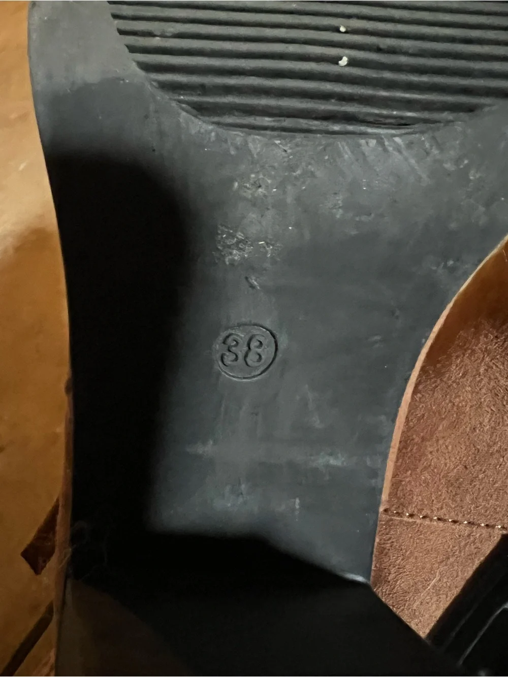H&M Brown Suede Ankle Booties with Side Zip